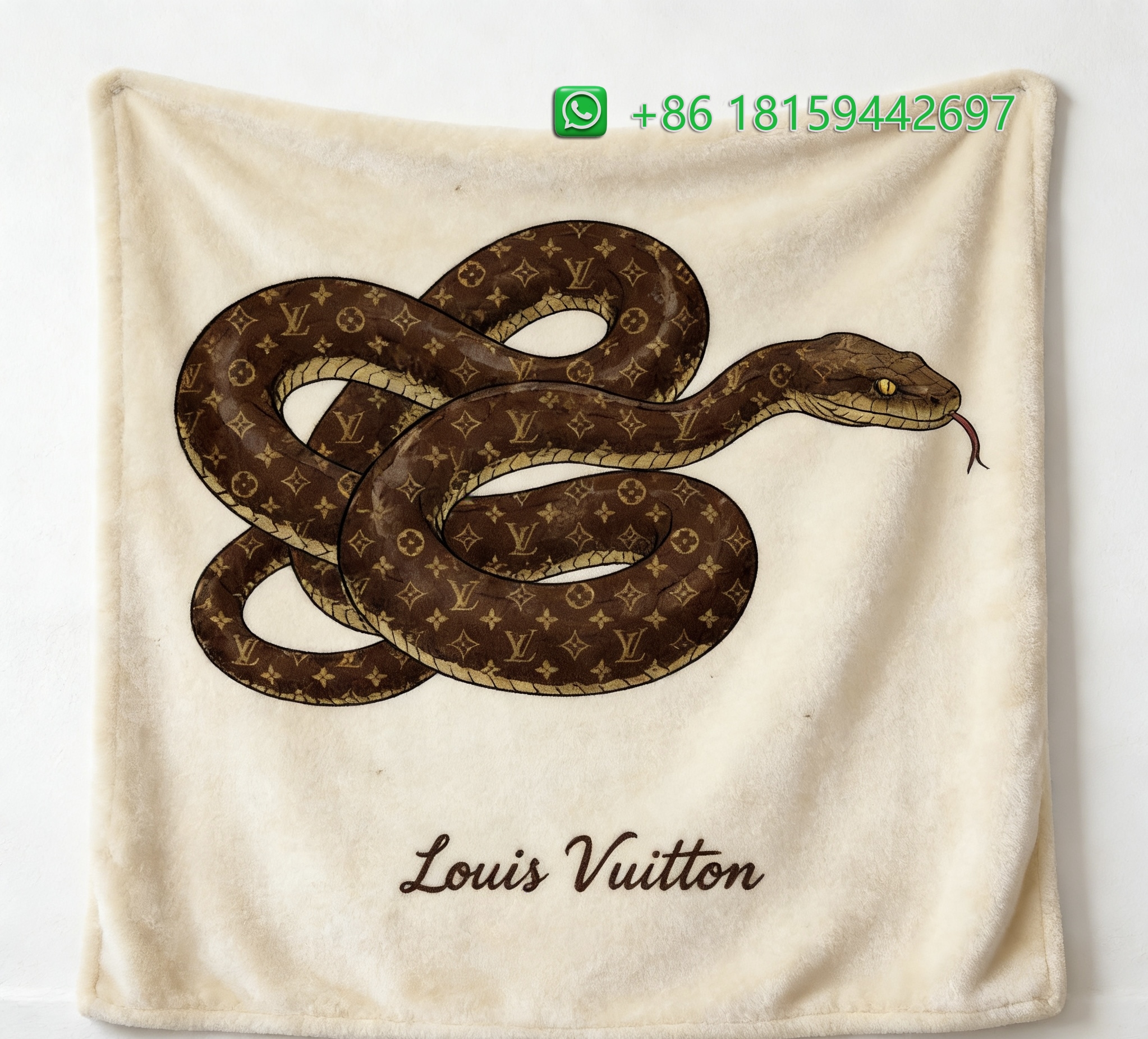 Louis Vuitton Throw Blankets